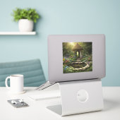 Dream Garden Aufkleber (Laptop auf Schreibtisch)