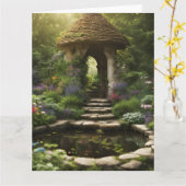 Dream Garden Karte (Gelbe Blume)