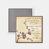 Dream Garden Serenity Gebet Magnet (Vorderseite/Rückseite)