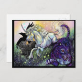 Dream Gaurdians Magische Mystische Kunst Postkarte (Vorne/Hinten)