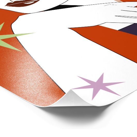 Dream Girl Foto Print (Ecke)