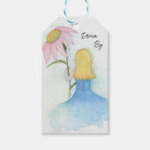 Dream Girl mit Riesengebirge "Dream Big" Geschenkanhänger (Vorderseite)