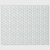 Dream Girl mit Riesengebirge "Dream Big" Geschenkpapier (Flach)