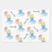 Dream Girl mit Riesengebirge "Dream Big" Geschenkpapier Set (Vorderseite 3)