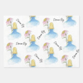 Dream Girl mit Riesengebirge "Dream Big" Geschenkpapier Set (Vorderseite 2)
