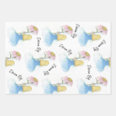 Dream Girl mit Riesengebirge "Dream Big" Geschenkpapier Set (Vorderseite)
