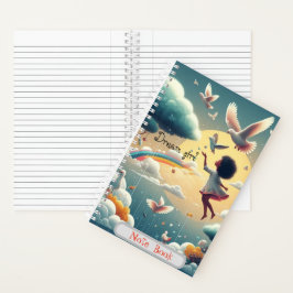 Dream Girl Spiral Note book Notizblock