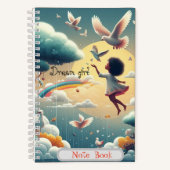 Dream Girl Spiral Note book Notizblock (Vorderseite)