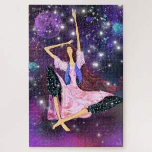 Dream Girl Zeichnend Sammlung Fantasy Fairytale Puzzle