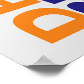 Dream glaubte Basketball Motivierend erreichen Poster (Ecke)