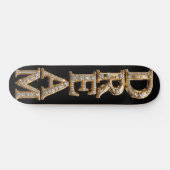 Dream Gold Diamond Skateboard (Horizontal)