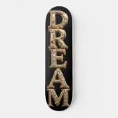 Dream Gold Diamond Skateboard (Vorderseite)