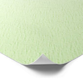 Dream Green mit Silver Glitzer Poster (Ecke)
