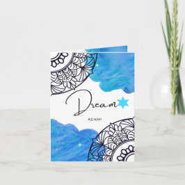 Dream Greeting Card, Kleine, 4 Zoll x 5,6 Zoll Fal Karte