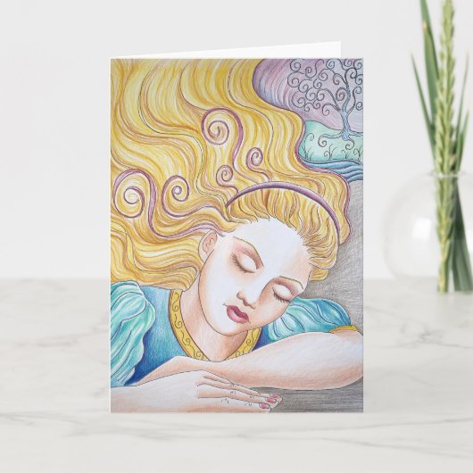 Dream Grußkarte Dankeskarte (Vorderseite)