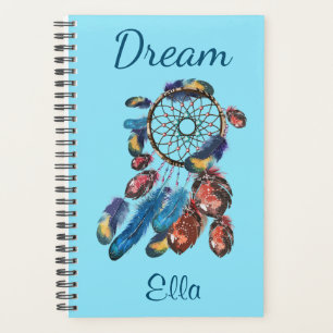 DREAM Hand Drawing Feather Dream Catcher Brauch Planer