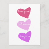 Dream Hearts Postkarte (Vorderseite)
