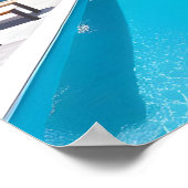 Dream Hinterhof Schwimmbad Foto: Art Poster (Ecke)