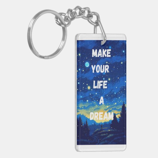 Dream his life schlüsselanhänger (Vorderseite links)