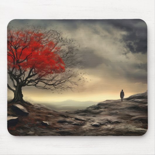 Dream Horizon Friedliche Natur Fantasy Fantasy Wel Mousepad (Vorne)
