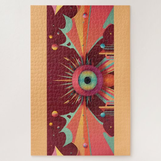 Dream Horizon Ken Gage Fantasy OpArt Puzzle (Vertikal)