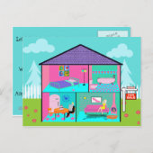 Dream House Real Anwesen Agent Postkarte (Vorne/Hinten)