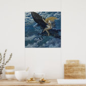 "Dream Idyll - In Valkyrie" von Edward Robert Hugh Poster (Küche)