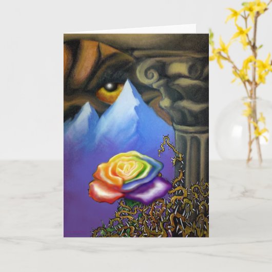 Dream Image Card Karte (Gelbe Blume)