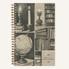 "Dream In a Dream" Dunkle Akademie Ästhetik Notizblock