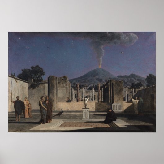 Dream in the Ruins of Pompeii, 1866 Poster (Vorne)