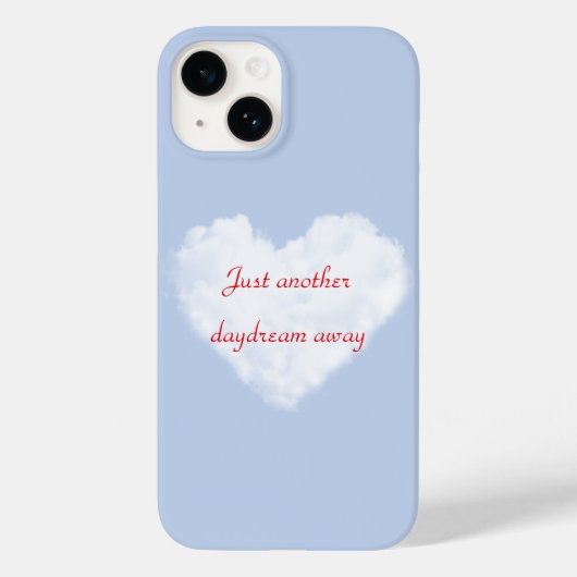 Dream iPhone Case mit Cloud Background (Rückseite)
