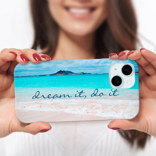 Dream It Do It Blue Ocean Hawaii Sandy Beach Foto Case-Mate iPhone Hülle