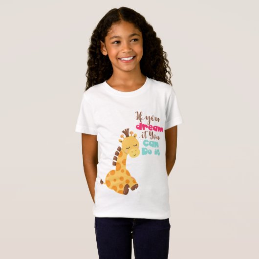 Dream It Girls' Fine Jersey T - Shirt (Vorne ganz)