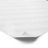 "DREAM IT. WISH IT. DO IT." Inspirational Footprin Poster (Ecke)