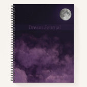 Dream Journal 8.5" x 11" Hardcover Spiral Notebook Notizblock (Vorderseite)