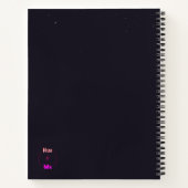 Dream Journal 8.5" x 11" Hardcover Spiral Notebook Notizblock (Rückseite)