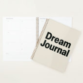 Dream Journal - Bold Schriftart Inspiration Design Planer (Anzeige)