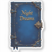 Dream Journal for Night Adventures Aufkleber (Vorderseite)