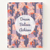 Dream Journal Modern Cactus Personalisiert Notizblock (Rückseite)