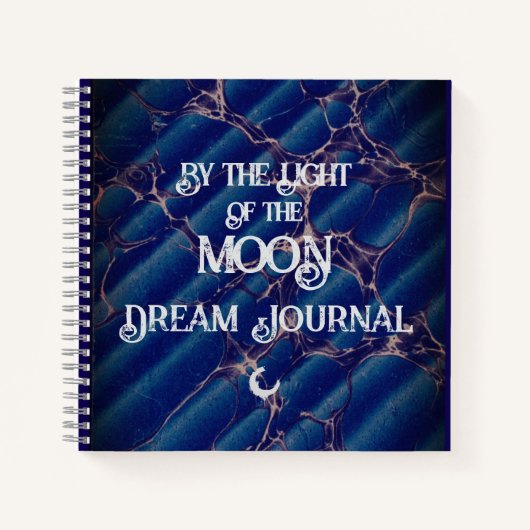 Dream Journal (Moon) Spiral Notebook Notizblock (Vorderseite)