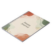 Dream Journal - Pastel Abstrakt Notizblock (Linke Seite)