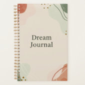 Dream Journal - Pastel Abstrakt Planer (Vorderseite)