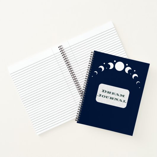 Dream Journal - Phasen des Moon Dream Journal Notizblock (Innenseite)