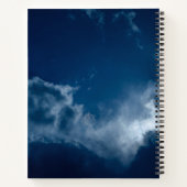 Dream Journal - Sliver Moon Night Sky Journal Notizblock (Rückseite)