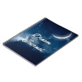 Dream Journal - Sliver Moon Night Sky Journal Notizblock (Linke Seite)