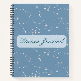 Dream Journal - Zodiac Constellation Pattern Notizblock