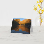 Dream Lake im Licht des Sonnenaufgangs I Karte (Gelbe Blume)
