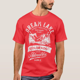 Dream Lake Rocky Mountain Nationalpark gestört T-Shirt