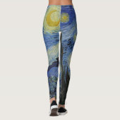 Dream Legging, Van Gogh, starry, night Leggings (Rückseite)