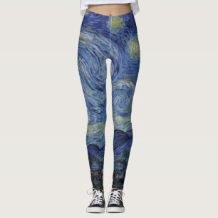 Dream Legging, Van Gogh, starry, night Leggings
